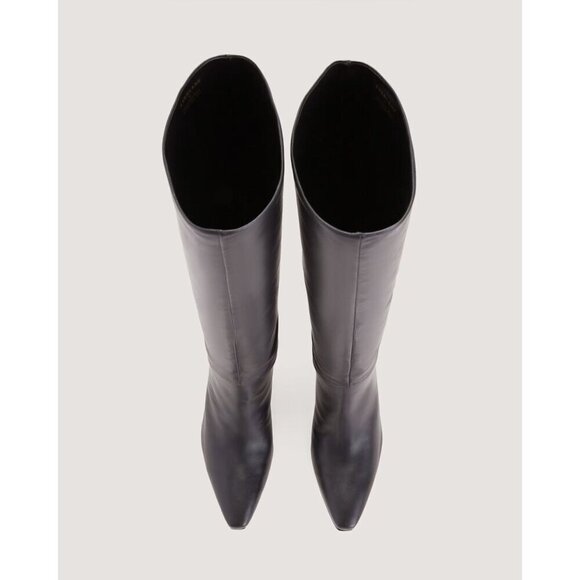 Everlane The Banana Boots in Black Leather New Womens Knee High - Picture 5 of 14